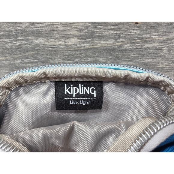 Kipling Tally Crossbody Eager Blue Fun Phone Bag - Picture 5 of 7
